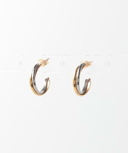 Sonny Label / サニーレーベル ピアス・イヤリング | ステンレスツートーンピアス | 詳細3