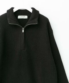 Sonny Label / サニーレーベル ニット・セーター | マルチサイズハーフジップニットプルオーバー