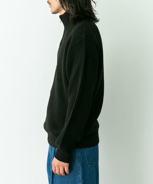 Sonny Label / サニーレーベル ニット・セーター | マルチサイズハーフジップニットプルオーバー | 詳細8