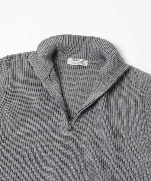Sonny Label / サニーレーベル ニット・セーター | マルチサイズハーフジップニットプルオーバー | 詳細18