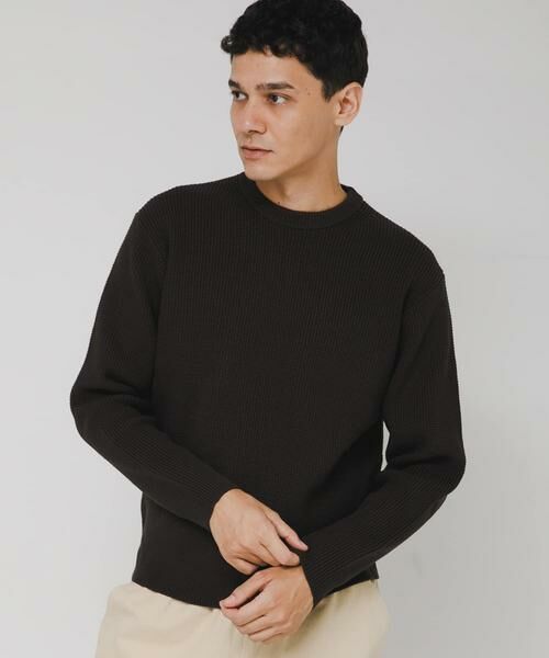 Sonny Label / サニーレーベル ニット・セーター | ウォッシャブルワッフルニットプルオーバー | 詳細1