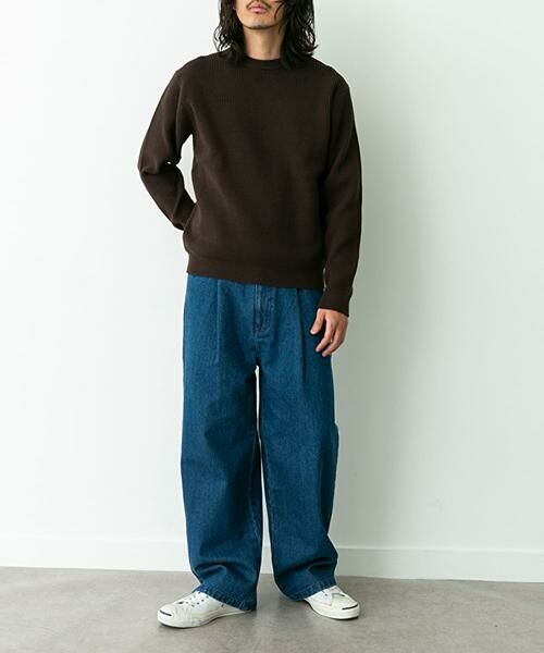 Sonny Label / サニーレーベル ニット・セーター | ウォッシャブルワッフルニットプルオーバー | 詳細11