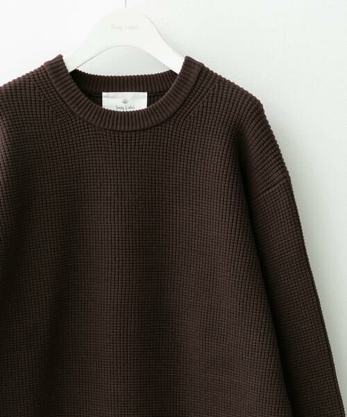 Sonny Label / サニーレーベル ニット・セーター | ウォッシャブルワッフルニットプルオーバー | 詳細12