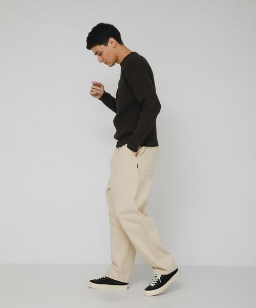 Sonny Label / サニーレーベル ニット・セーター | ウォッシャブルワッフルニットプルオーバー | 詳細5