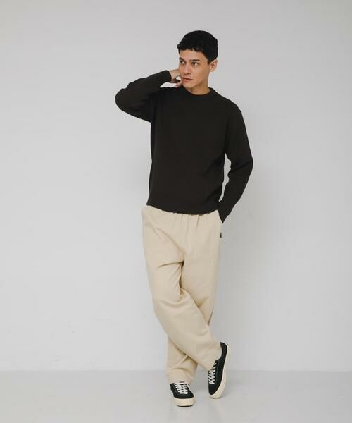 Sonny Label / サニーレーベル ニット・セーター | ウォッシャブルワッフルニットプルオーバー | 詳細9