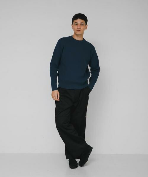 Sonny Label / サニーレーベル ニット・セーター | ウォッシャブルワッフルニットプルオーバー | 詳細25