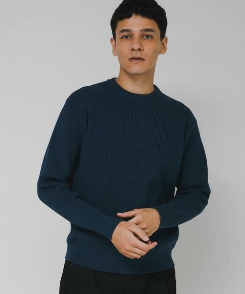 Sonny Label / サニーレーベル ニット・セーター | ウォッシャブルワッフルニットプルオーバー | 詳細20