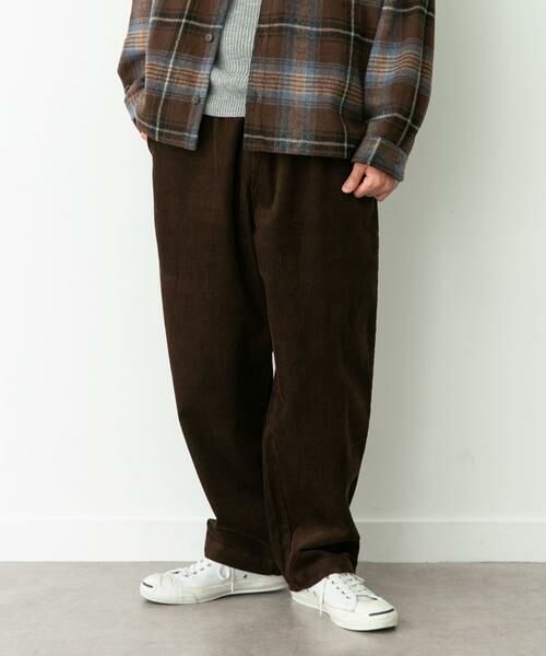 Sonny Label / サニーレーベル その他パンツ | コーデュロイワイドテーパードパンツ | 詳細1