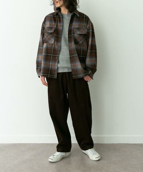 Sonny Label / サニーレーベル その他パンツ | コーデュロイワイドテーパードパンツ | 詳細3