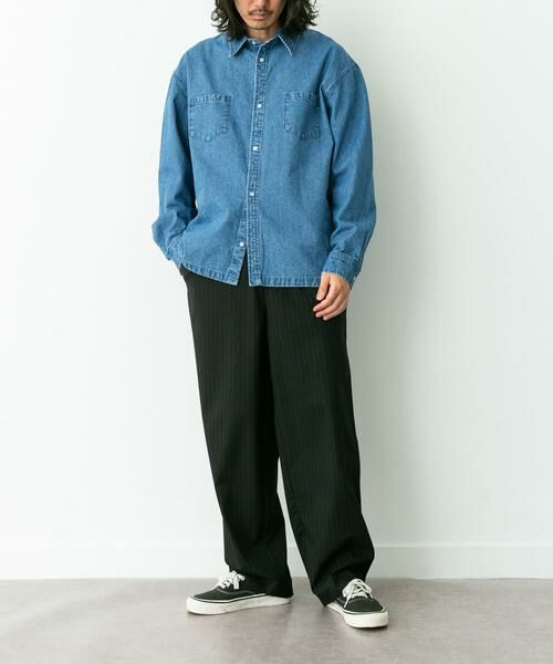 Sonny Label / サニーレーベル その他パンツ | ピンストライプイージーパンツ | 詳細2