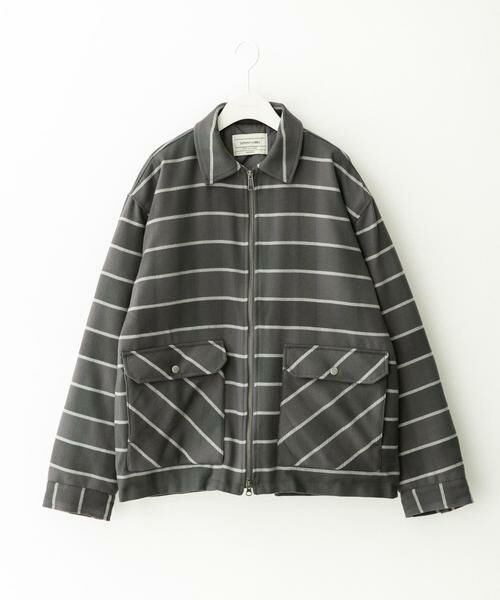 Sonny Label/サニーレーベル パデッドショートジップブルゾン チャコールグレー L Sonny Label/サニーレーベル パデッドショートジップブルゾン チャコールグレー L