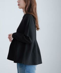 Sonny Label / サニーレーベル ニット・セーター | 『WEB限定』襟付きペプラムニットプルオーバー