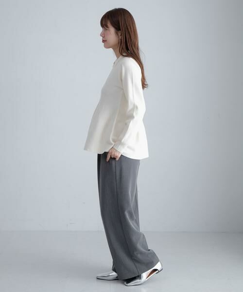 Sonny Label / サニーレーベル ニット・セーター | 『WEB限定』襟付きペプラムニットプルオーバー | 詳細6