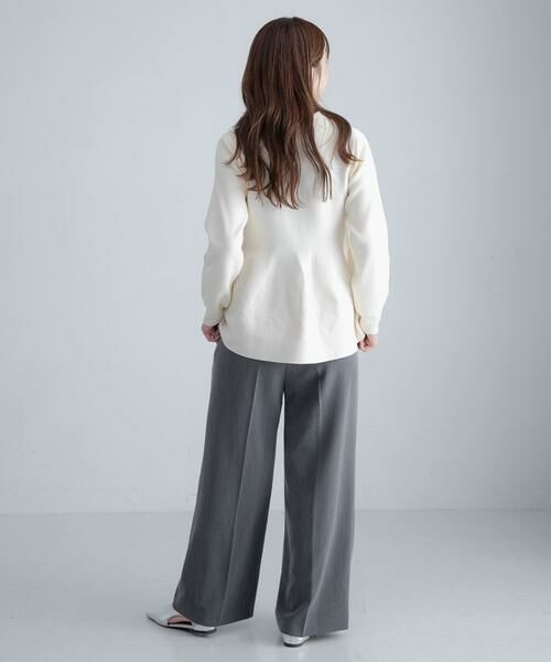 Sonny Label / サニーレーベル ニット・セーター | 『WEB限定』襟付きペプラムニットプルオーバー | 詳細7