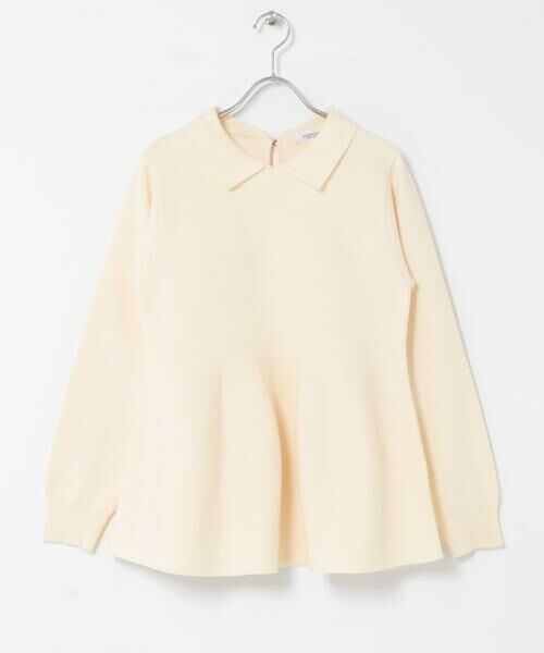 Sonny Label / サニーレーベル ニット・セーター | 『WEB限定』襟付きペプラムニットプルオーバー | 詳細8