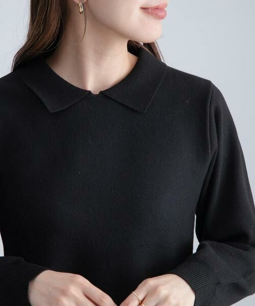 Sonny Label / サニーレーベル ニット・セーター | 『WEB限定』襟付きペプラムニットプルオーバー | 詳細10