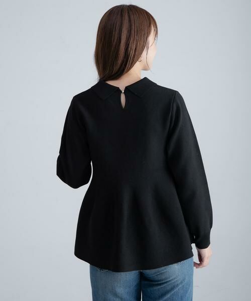 Sonny Label / サニーレーベル ニット・セーター | 『WEB限定』襟付きペプラムニットプルオーバー | 詳細13