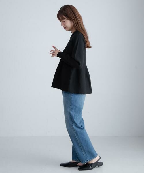 Sonny Label / サニーレーベル ニット・セーター | 『WEB限定』襟付きペプラムニットプルオーバー | 詳細15