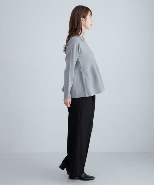 Sonny Label / サニーレーベル ニット・セーター | 『WEB限定』襟付きペプラムニットプルオーバー | 詳細24