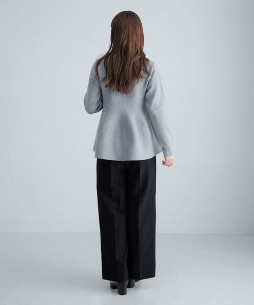 Sonny Label / サニーレーベル ニット・セーター | 『WEB限定』襟付きペプラムニットプルオーバー | 詳細25