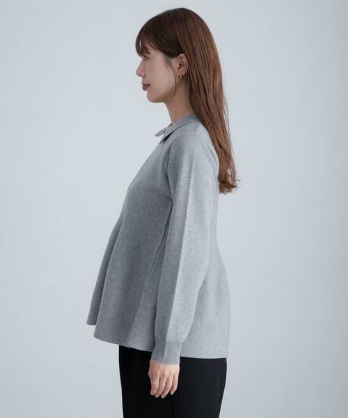 Sonny Label / サニーレーベル ニット・セーター | 『WEB限定』襟付きペプラムニットプルオーバー | 詳細27
