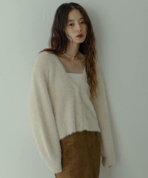 Sonny Label / サニーレーベル カーディガン・ボレロ | フェザーダブルフェイスカーディガン | 詳細11