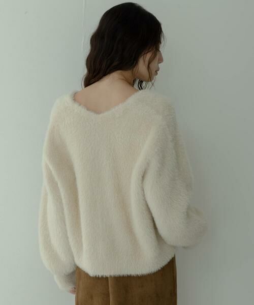 Sonny Label / サニーレーベル カーディガン・ボレロ | フェザーダブルフェイスカーディガン | 詳細13