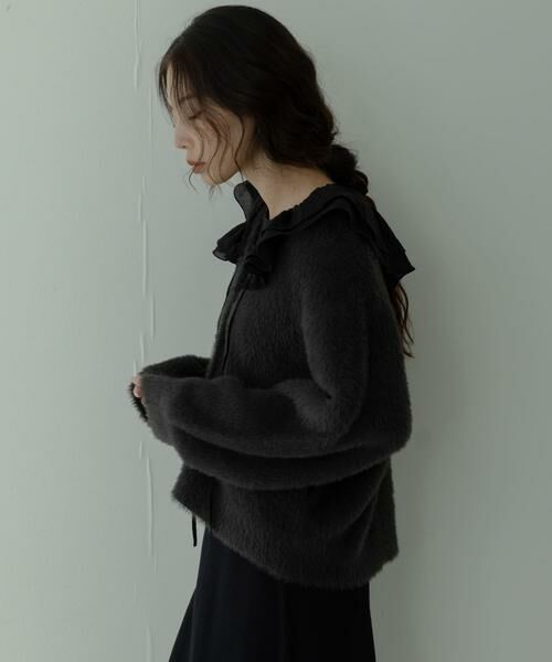 Sonny Label / サニーレーベル カーディガン・ボレロ | フェザーダブルフェイスカーディガン | 詳細25