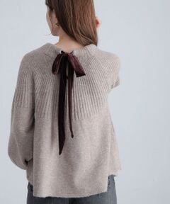 Sonny Label / サニーレーベル ニット・セーター | 『WEB限定』バックリボンもちもちニット