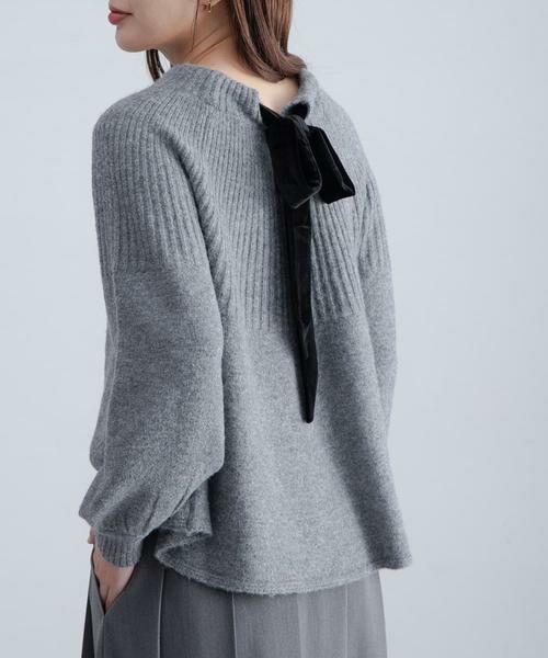 Sonny Label / サニーレーベル ニット・セーター | 『WEB限定』バックリボンもちもちニット | 詳細10