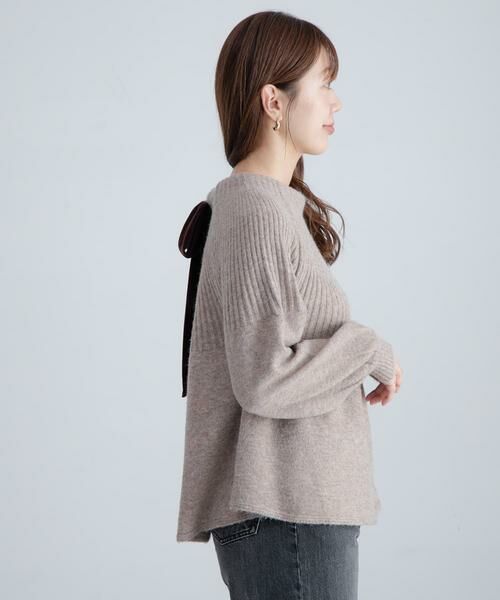 Sonny Label / サニーレーベル ニット・セーター | 『WEB限定』バックリボンもちもちニット | 詳細22
