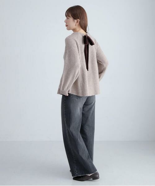 Sonny Label / サニーレーベル ニット・セーター | 『WEB限定』バックリボンもちもちニット | 詳細24