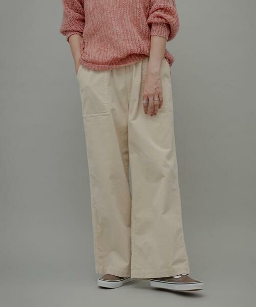 Sonny Label / サニーレーベル その他パンツ | コーデュロイベイカーイージーパンツ | 詳細1
