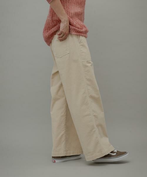 Sonny Label/サニーレーベル コーデュロイベイカーイージーパンツ アイボリー 38 Sonny Label/サニーレーベル コーデュロイベイカーイージーパンツ アイボリー 38