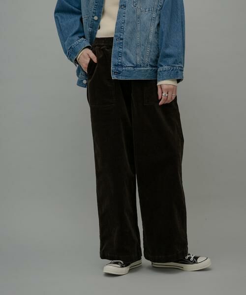 Sonny Label / サニーレーベル その他パンツ | コーデュロイベイカーイージーパンツ | 詳細10