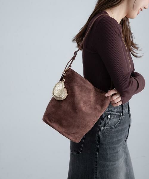 Sonny Label / サニーレーベル ショルダーバッグ | フェイクスウェードバケットバッグ | 詳細1
