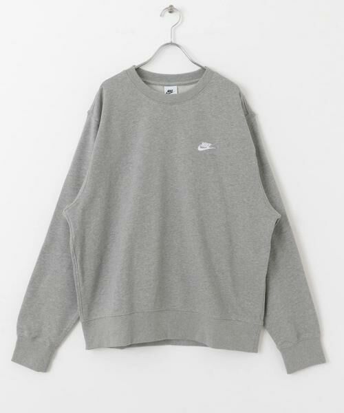 Sonny Label/サニーレーベル NIKE クラブ FTロングスリーブ クルー ダークグレー M