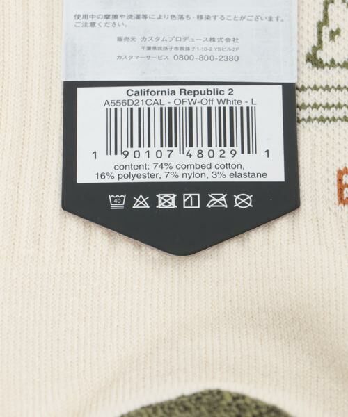 Sonny Label / サニーレーベル ソックス | STANCE SOCKS　CALIFORNIA REPUBLIC 2 | 詳細6