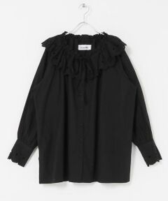 Sonny Label / サニーレーベル シャツ・ブラウス | sara mallika　コットンスカラップカラーブラウス