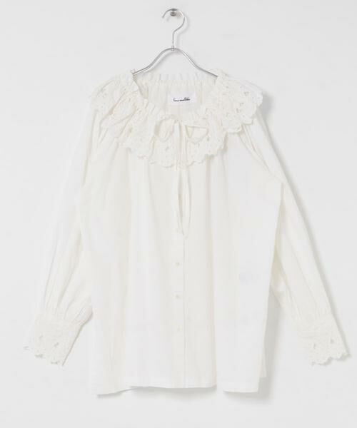 Sonny Label / サニーレーベル シャツ・ブラウス | sara mallika　コットンスカラップカラーブラウス | 詳細7