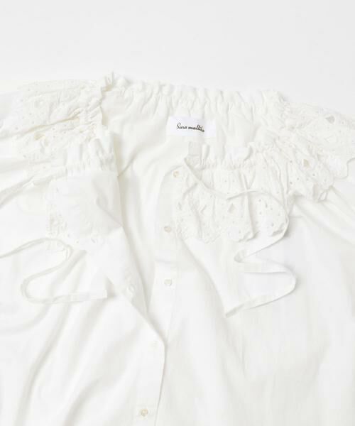 Sonny Label / サニーレーベル シャツ・ブラウス | sara mallika　コットンスカラップカラーブラウス | 詳細8