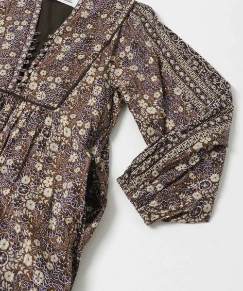 Sonny Label / サニーレーベル ワンピース | sara mallika　コットンジャガードフラワープリントドレス | 詳細3