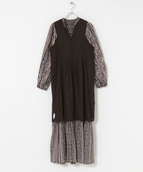 Sonny Label / サニーレーベル ワンピース | sara mallika　コットンジャガードフラワープリントドレス | 詳細5