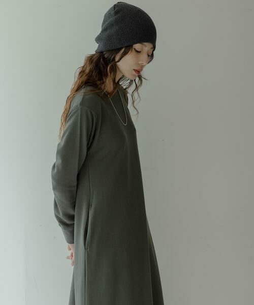 Sonny Label / サニーレーベル ワンピース | 『別注』Champion×Sonny Label　裏毛スウェットテントワンピース | 詳細12