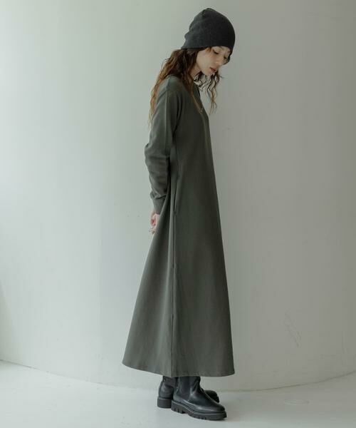 Sonny Label / サニーレーベル ワンピース | 『別注』Champion×Sonny Label　裏毛スウェットテントワンピース | 詳細15