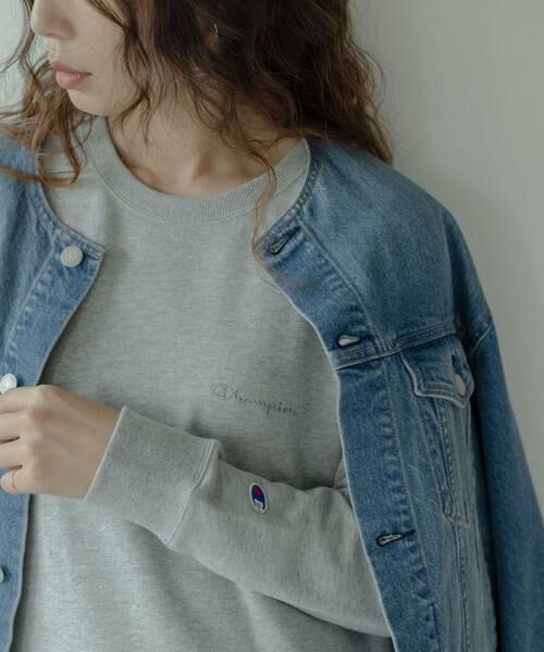 Sonny Label / サニーレーベル ワンピース | 『別注』Champion×Sonny Label　裏毛スウェットテントワンピース | 詳細24