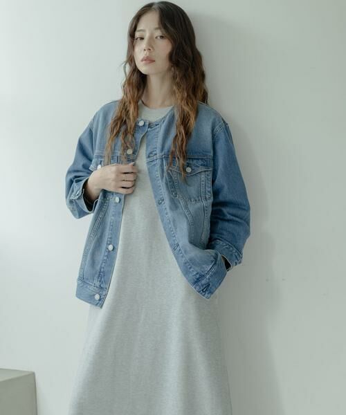 Sonny Label / サニーレーベル ワンピース | 『別注』Champion×Sonny Label　裏毛スウェットテントワンピース | 詳細26