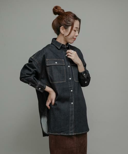 Sonny Label / サニーレーベル シャツ・ブラウス | Healthy DENIM　Almond | 詳細1