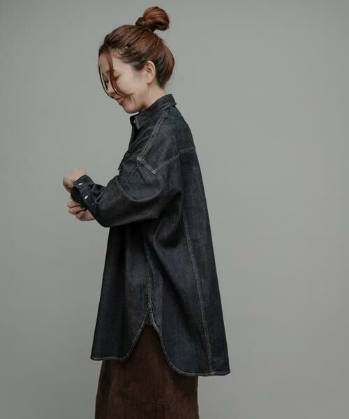 Sonny Label / サニーレーベル シャツ・ブラウス | Healthy DENIM　Almond | 詳細4