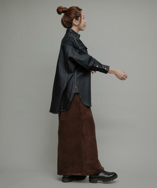 Sonny Label / サニーレーベル シャツ・ブラウス | Healthy DENIM　Almond | 詳細7